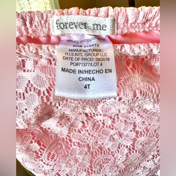 Forever me. Girl’s top. 4T - Picture 3 of 3